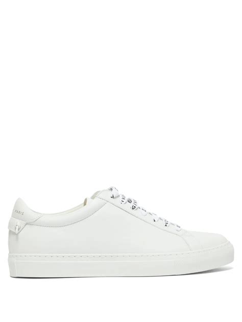 givenchy urban street low top leather trainers|Givenchy leather sneakers.